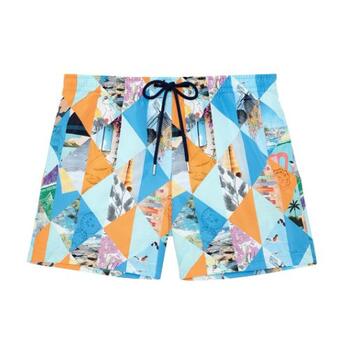 HOM Swimwear Port Cros Bleu Maillot de Bain pour Homme