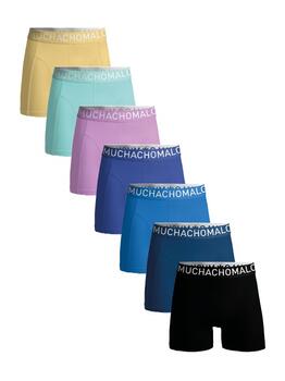 Muchachomalo Solid  Noir Boxer en Coton