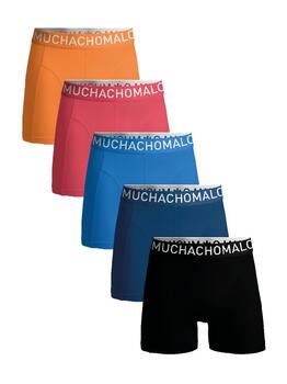 Muchachomalo Solid  Noir Boxer en Coton