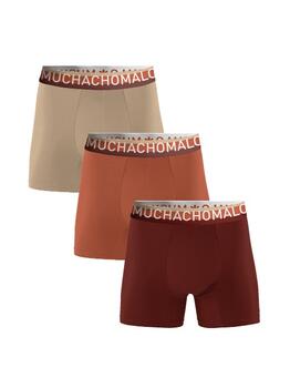 Muchachomalo Solid  Rouge Boxer en Coton