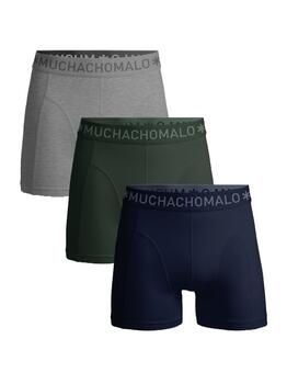 Muchachomalo Solid  Bleu Boxer en Coton