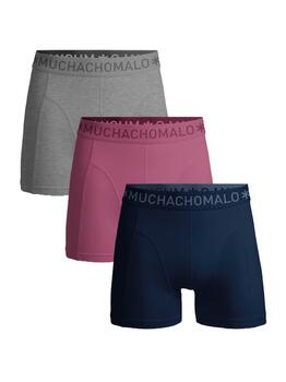 Muchachomalo Solid  Bleu Boxer en Coton