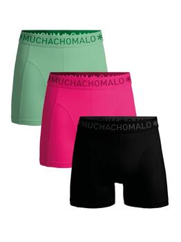 Muchachomalo Solid  Noir Boxer en Coton
