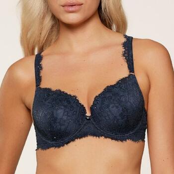 LingaDore Sparkling Blue Bleu Marine Soutien-Gorge Rembourré