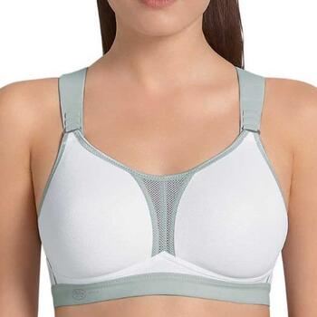 Anita Active DynamiX Star Blanc/Gris Soutien-Gorge de Sport
