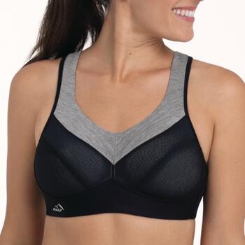 Anita Active Sport Tights Compression PanAlp Noir/Gris Soutien-Gorge de Sport