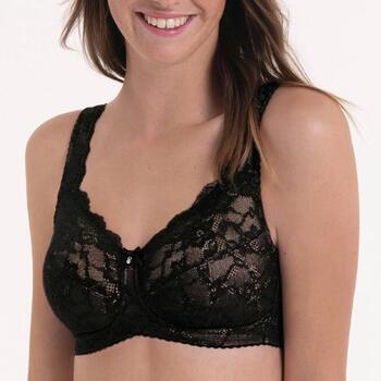 Rosa Faia Bobette Noir Soutien-Gorge sans Armatures en Dentelle