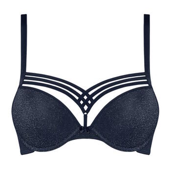 Marlies Dekkerssample Dame de Paris Bleu Marine Soutien-Gorge Push Up