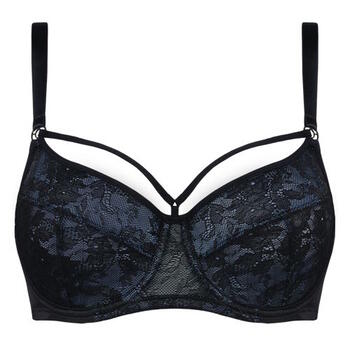 Marlies Dekkerssample Space Odyssey Bleu/Noir Soutien-gorge sans forme
