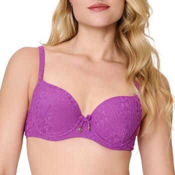 Plage de LingaDore Purple Pulse Violet Haut de Bikini Préformé