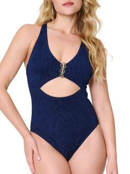 Plage de LingaDore A Touch Of Gold Bleu Marine Maillot de Bain