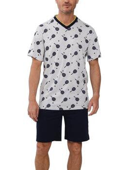 Pastunette Heren Gris Shortama