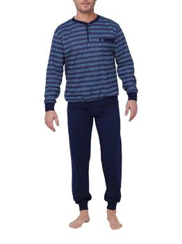 Robson Heren Bleu Marine Pyjama