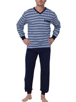 Robson Heren Bleu Marine Pyjama