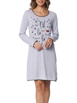 Rebelle Dames Gris Chemise de Nuit
