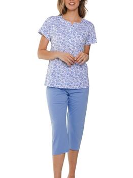Pastunette Dames Bleu Pyjama