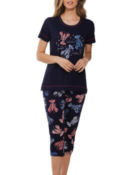 Rebelle Dames Bleu Marine Pyjama