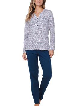 Pastunette Dames Bleu Marine Pyjama