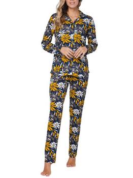 Pastunette Dames Bleu Marine Pyjama