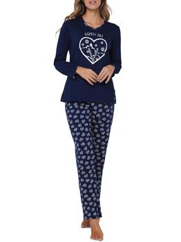 Rebelle Dames Bleu Marine Pyjama
