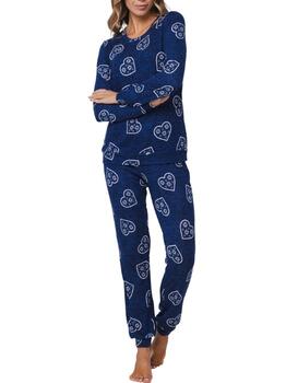 Rebelle Dames Bleu Marine Pyjama