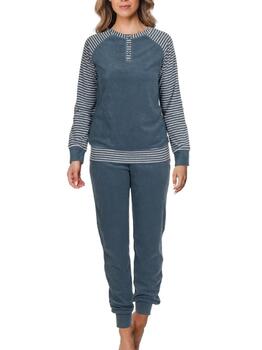 Pastunette Dames Bleu Marine Pyjama