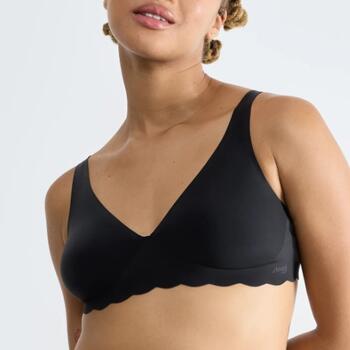 Sloggi Zero Microfibre Noir Soutien-gorge sans forme