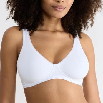 Sloggi Basic+ Blanc Soutien-gorge sans forme