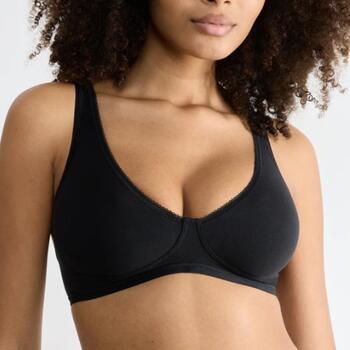 Sloggi Basic+ Noir Soutien-gorge sans forme