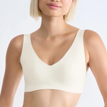 Sloggi Zero Feel Blanc Soutien-gorge sans forme
