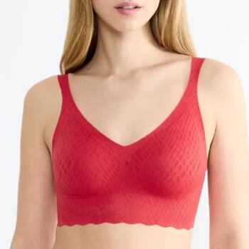 Sloggi Zero Feel Bliss Rouge Soutien-gorge sans forme