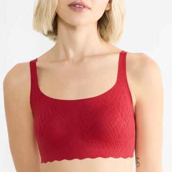 Sloggi Zero Feel Bliss Rouge Soutien-gorge sans forme
