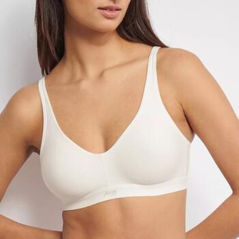 Sloggi Ever Ease Blanc Soutien-Gorge sans Armatures en Dentelle