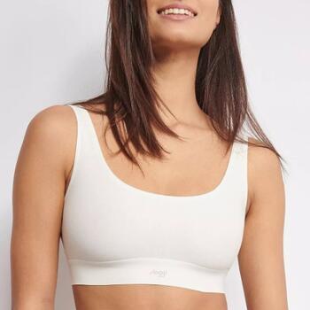Sloggi Ever Ease Blanc Soutien-Gorge sans Armatures en Dentelle