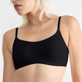 Sloggi GO Daily Cotton Noir Soutien-gorge sans forme