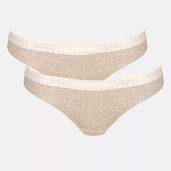 Sloggi GO Ribbed Gris Slip Brésilien