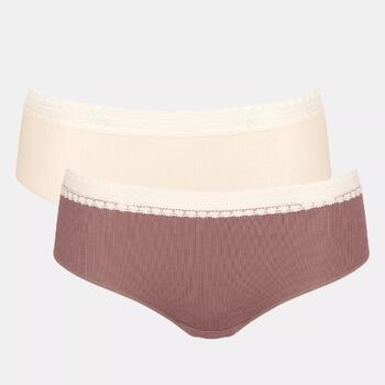 Sloggi GO Ribbed Marron Shortie