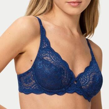 Triomphe Amourette 300 Bleu Marine Soutien-gorge sans forme
