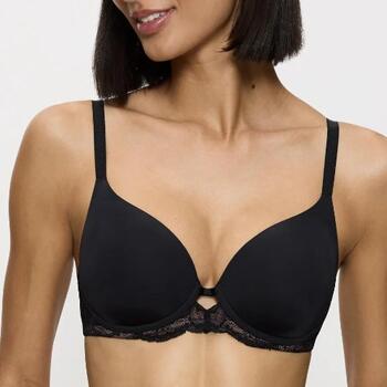Triomphe Amourette Charm Noir Soutien-Gorge Rembourré