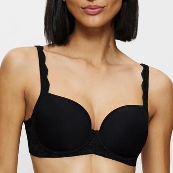 Triomphe Amourette Noir Soutien-gorge sans forme