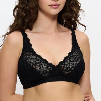 Triomphe Amourette Noir Soutien-gorge sans forme