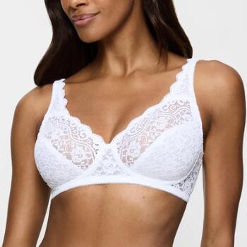Triomphe Amourette Blanc Soutien-gorge sans forme