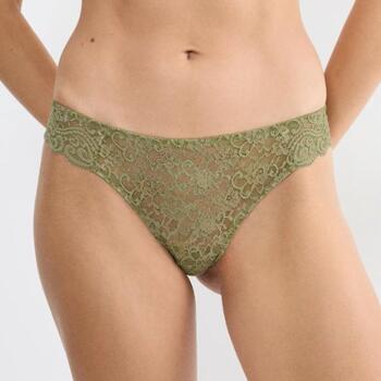 Triomphe Amourette Vert Olive Culotte String