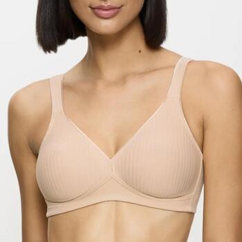 Triomphe Modern Soft+Cotton Poudre Soutien-Gorge sans Armatures en Dentelle