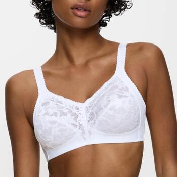 Triomphe Delicate Doreen Blanc Soutien-Gorge sans Armatures en Dentelle
