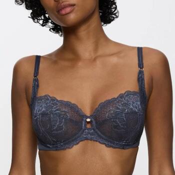 Triomphe Wild Peony Florale Gris Soutien-gorge sans forme
