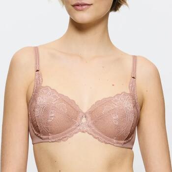 Triomphe Wild Peony Florale Rose Soutien-gorge sans forme