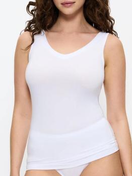 Triomphe Sense of Modal Blanc Chemise pour Femmes