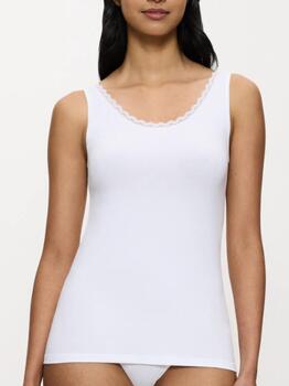 Triomphe Feel of Cotton Blanc Chemise pour Femmes