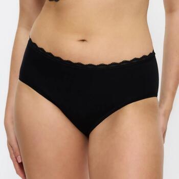 Triomphe Feel of Cotton Noir Slip